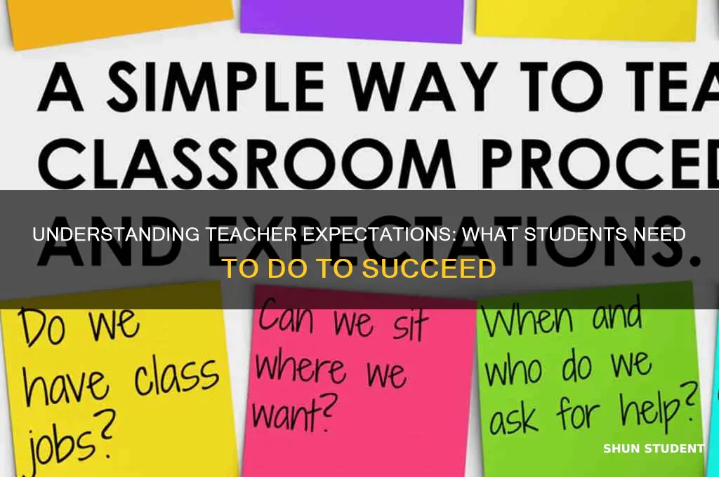 what does the teacher want the students to do