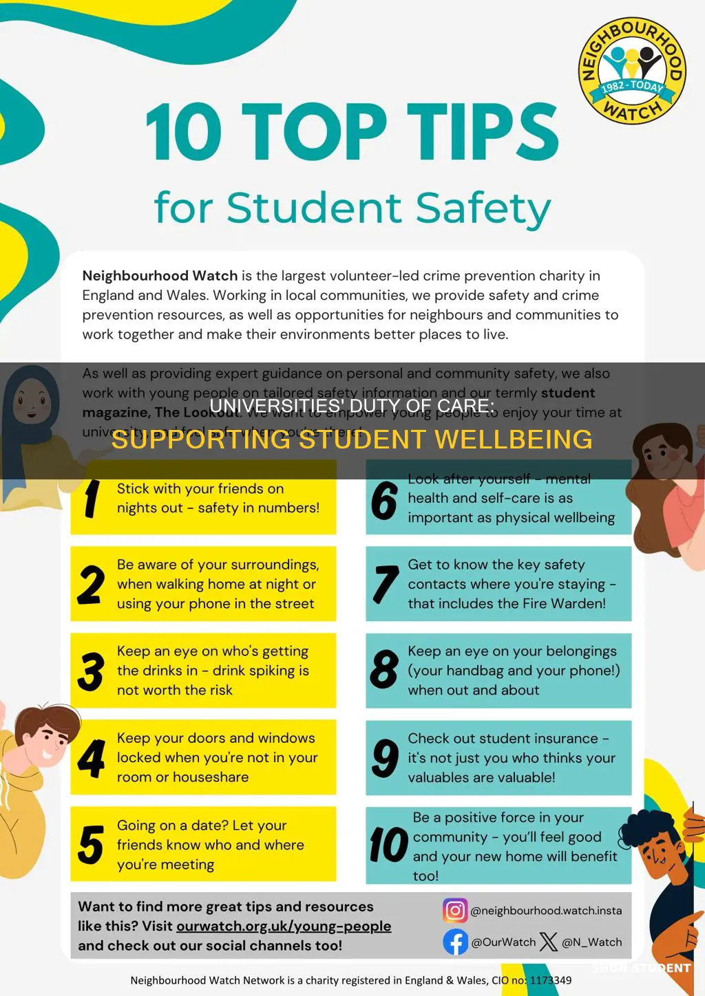 what duty of care do universities owe students