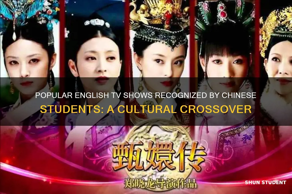 what english tv shows will chinese students know