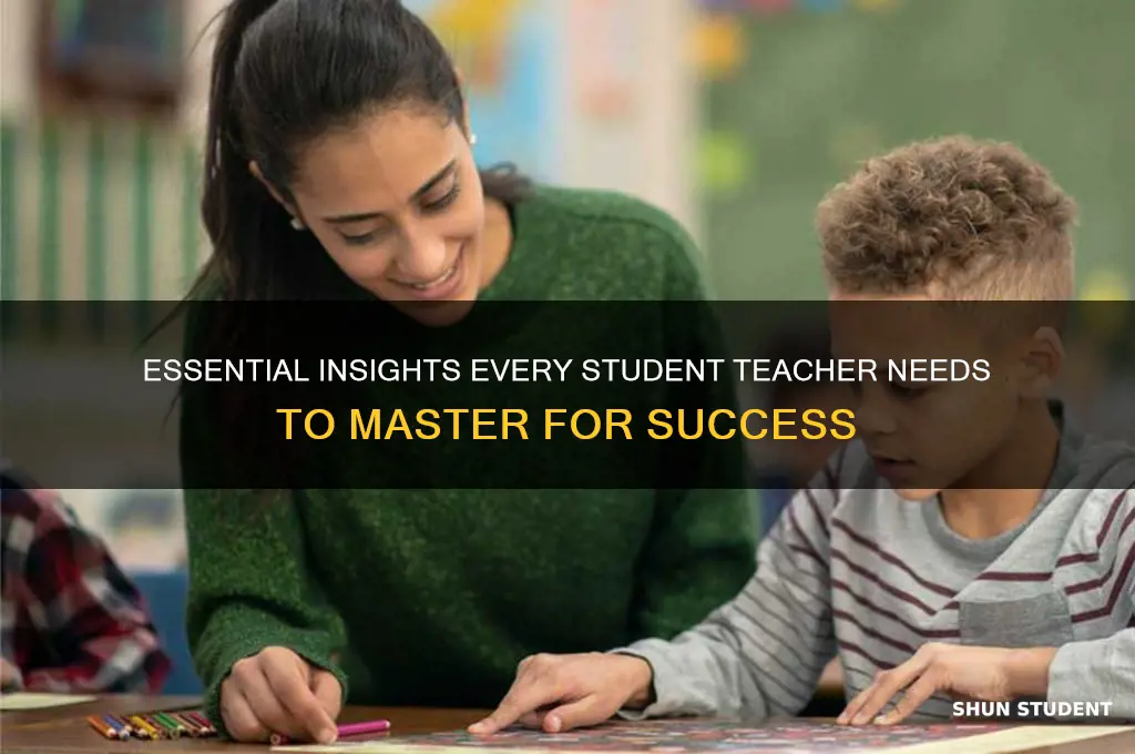 what every student teacher should know