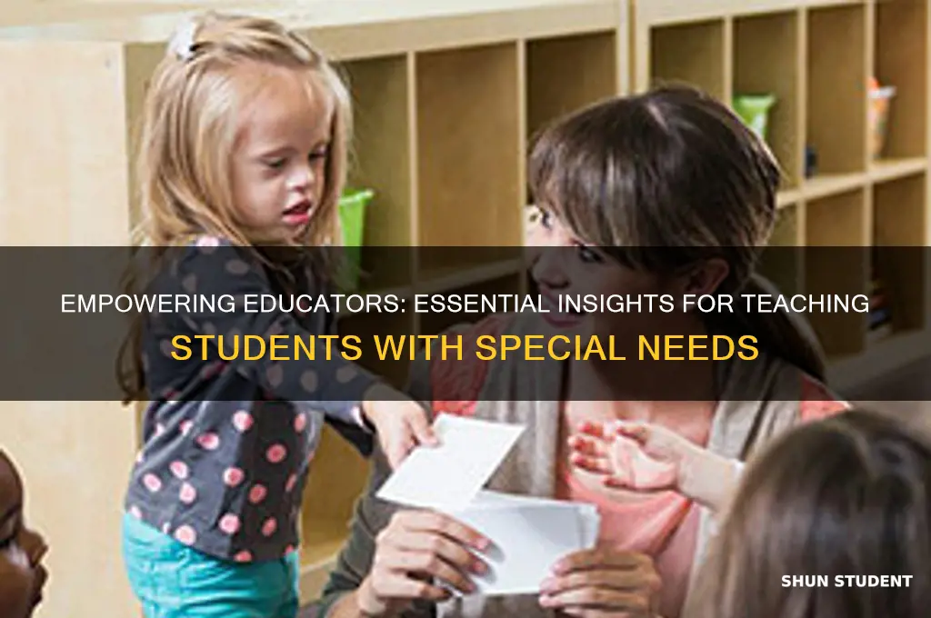 what every teacher should know about students with special needs