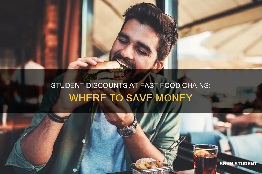 what fast food places give student discounts