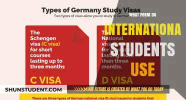 International Students: Which Forms to Use?