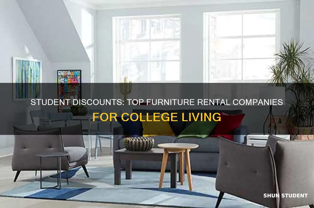 what furniture rental companies offer student discounts