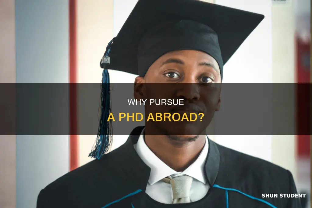 what gives phd for international students