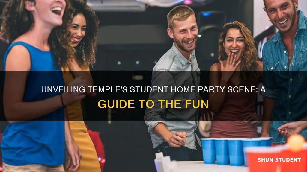 what goes on at student home parties at temple university