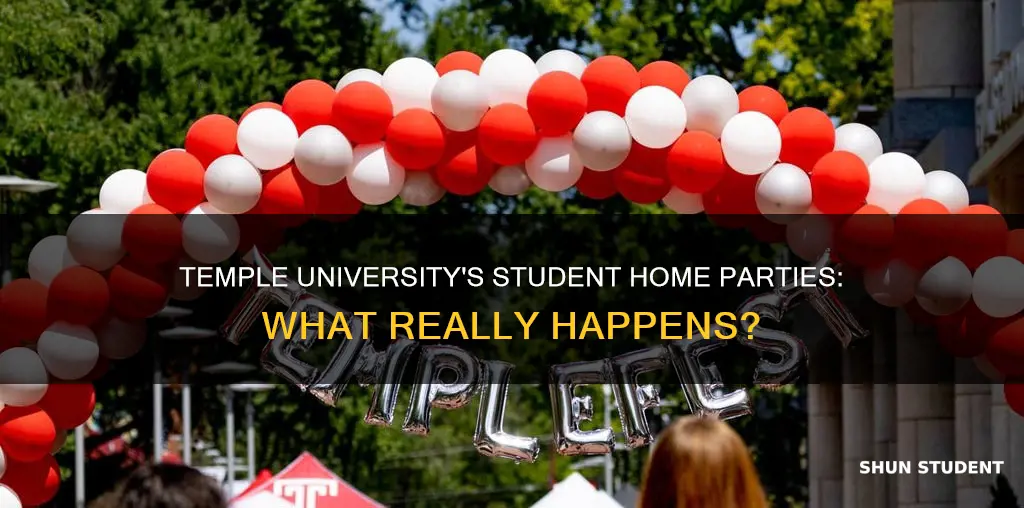 what goes on at student home parties at temple university