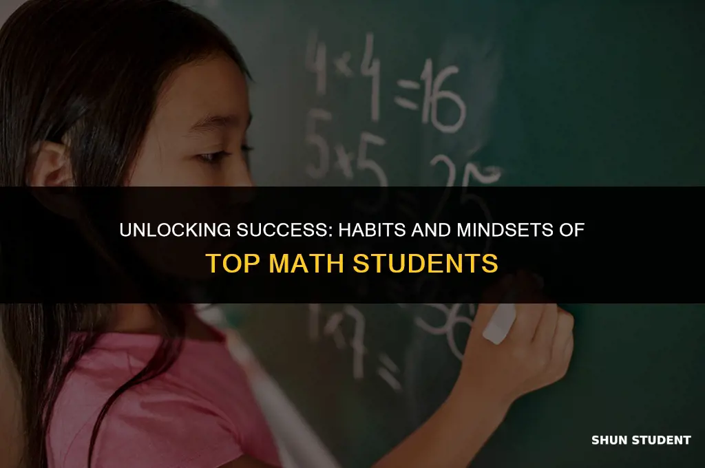 what good math students do