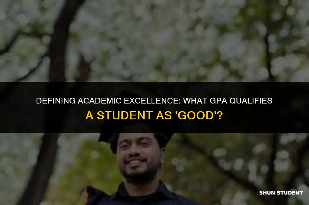 what gpa is a good student