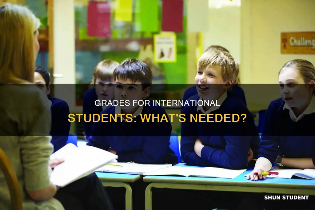 what grade can international students get