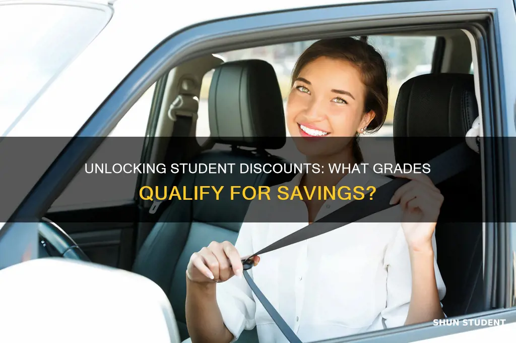 what grade qualifies for a good student discount