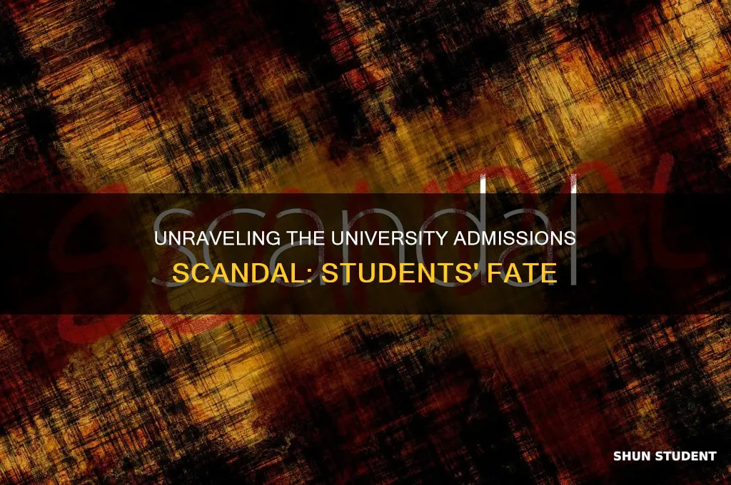 what happened ti the students in the university admissions scandle
