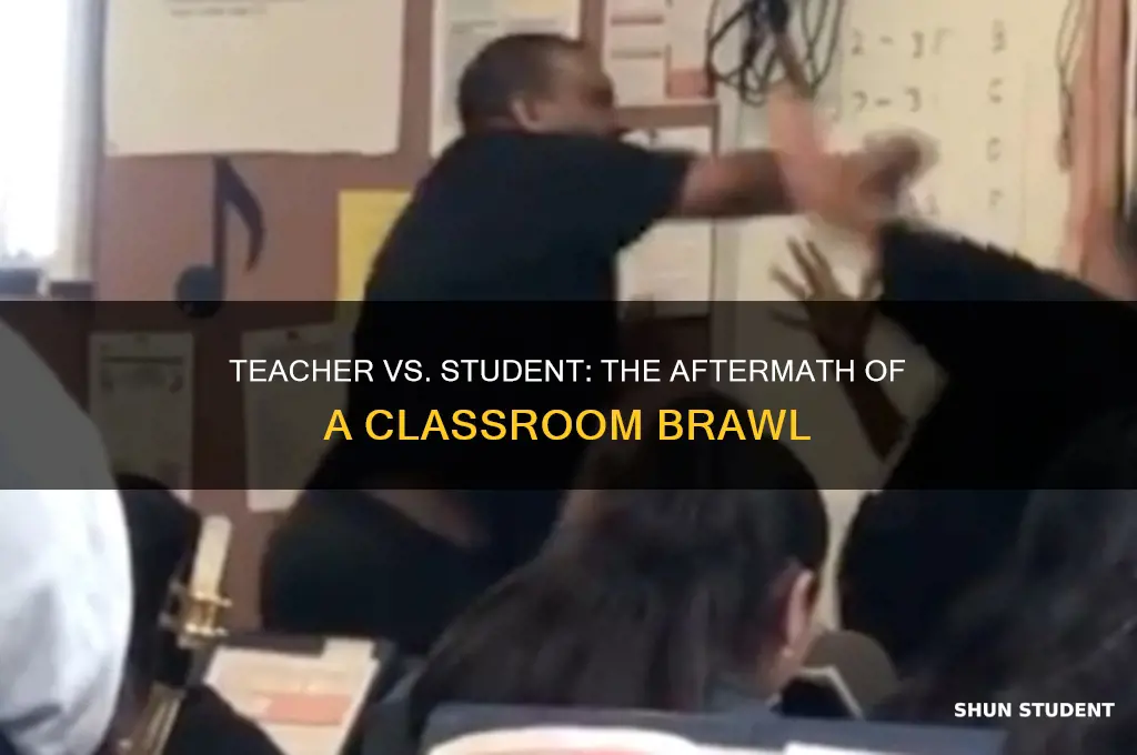 what happened to teacher who fought student