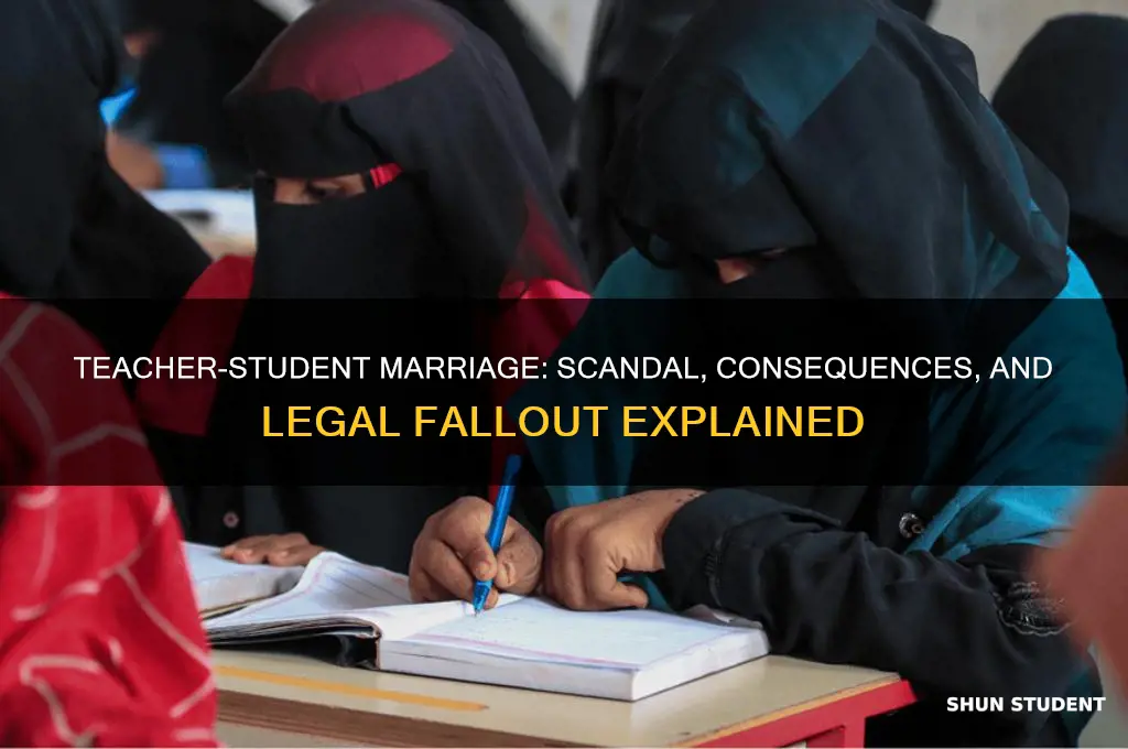 what happened to teacher who married her student