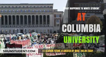 White Student's Plight at Columbia University