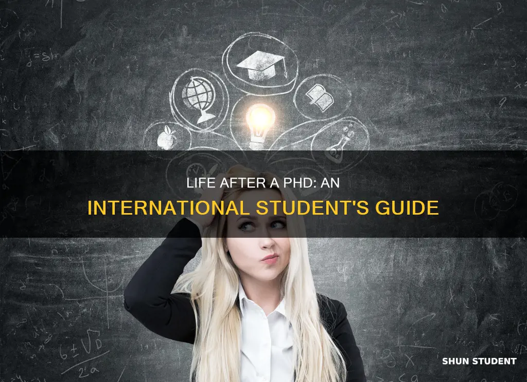 what happens after i graduate from phd program international student