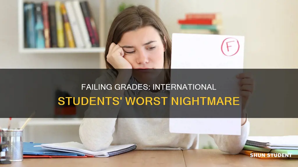 what happens if a international graduate student fails
