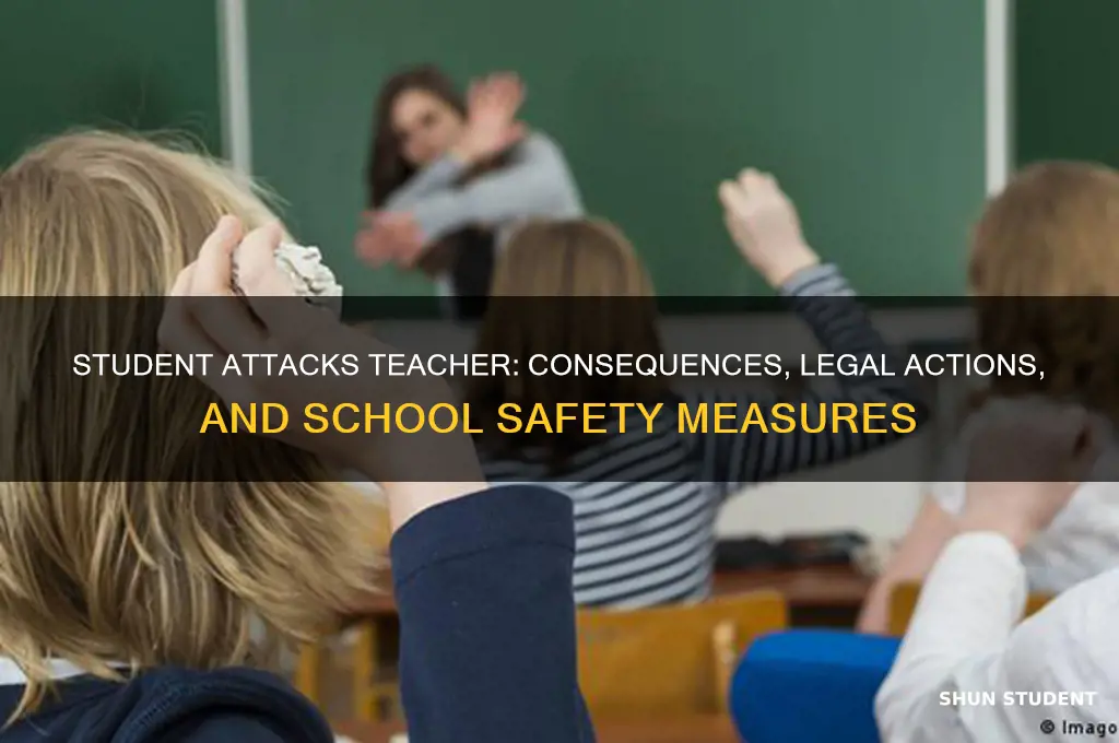 what happens if a student attacks a teacher