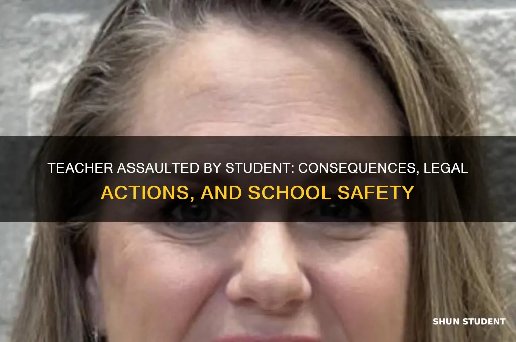 what happens if a teacher is assaulted by a student