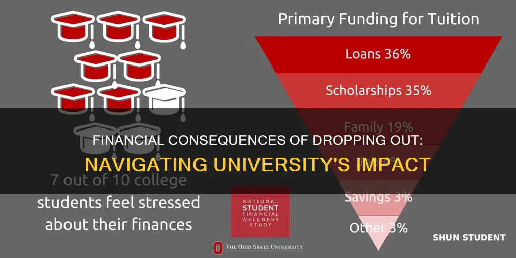 what happens if i dropout of university student finance