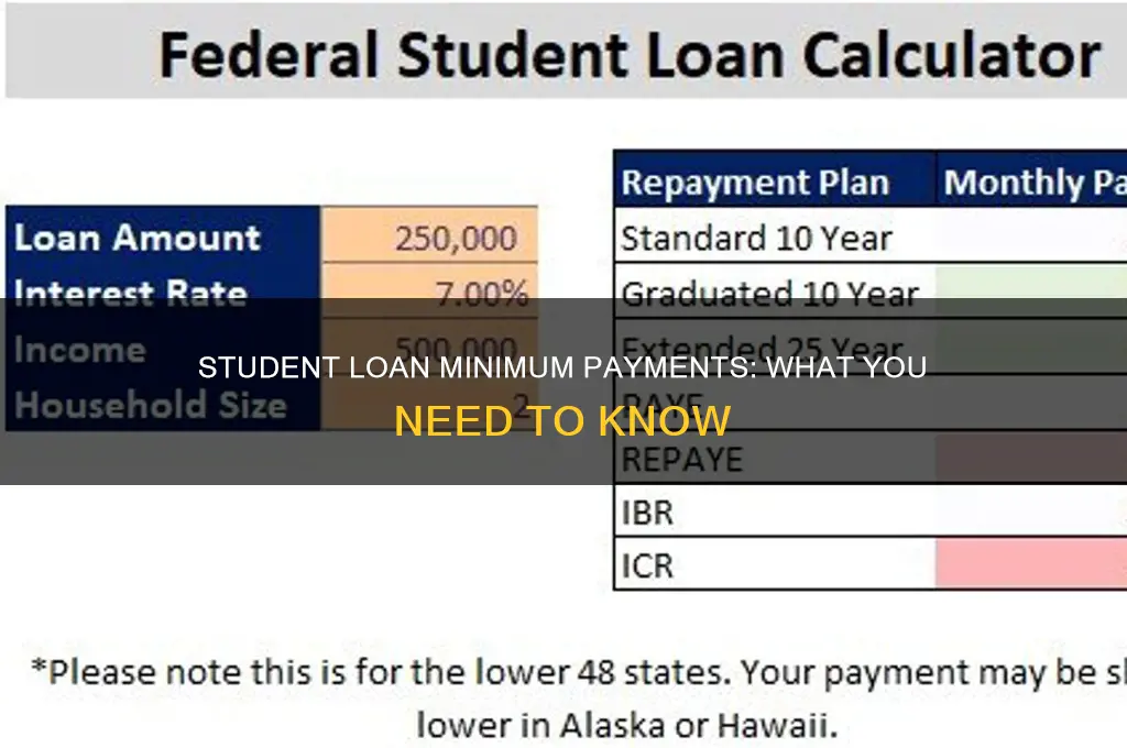 what happens if i pay minimum due on student loan