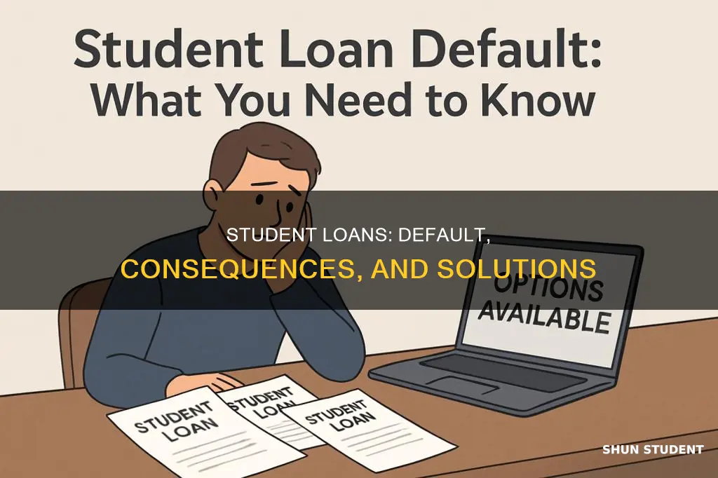 what happens if you are unable to pay student loans
