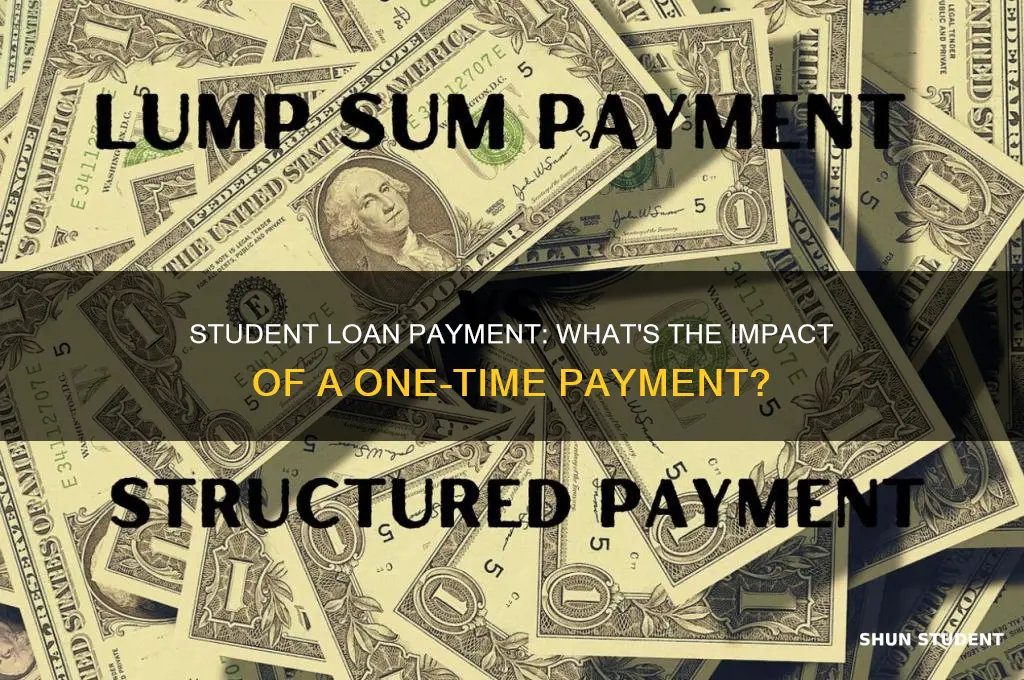 what happens if you pay student loans at once