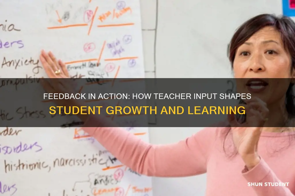 what happens when a teacher gives feedback to a student