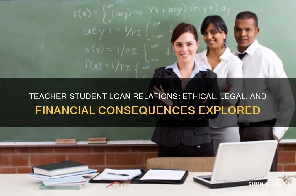 what happens when a teacher has relations with student loans