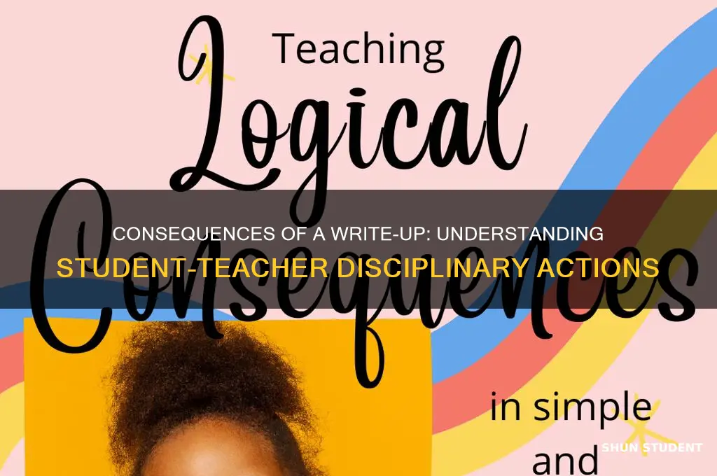 what happens when a teacher writes a student up