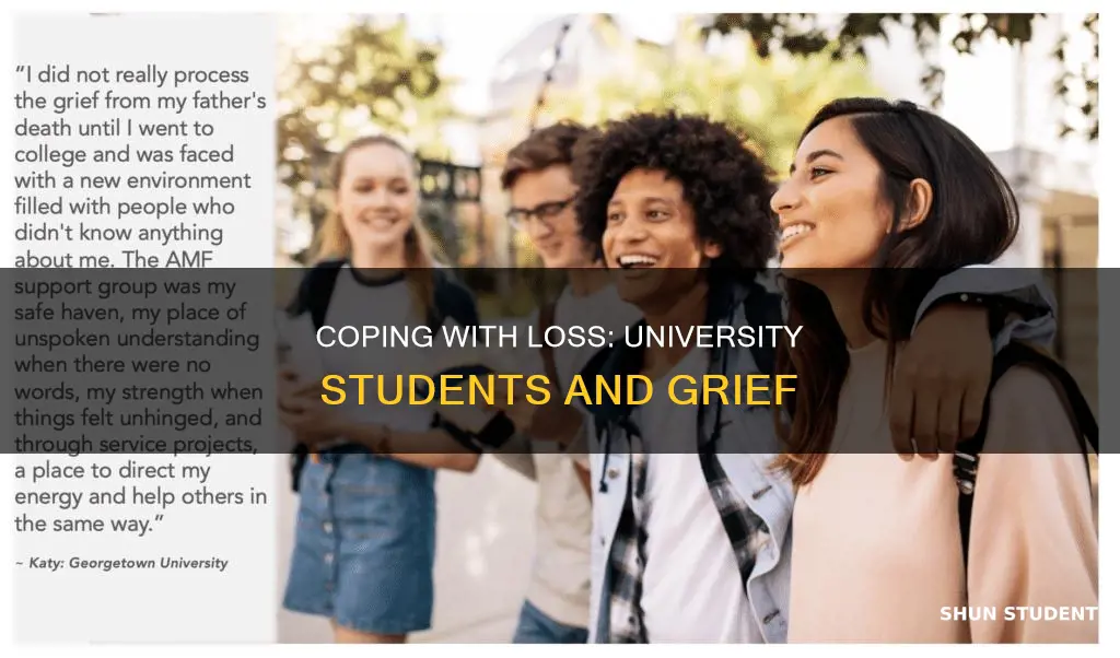 what happens when a university student has a friend die
