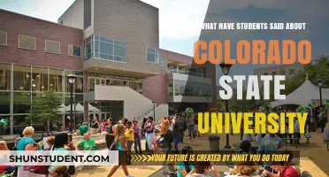 Colorado State University: Student Testimonials and Reviews