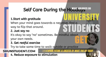 University Student Holidays: Time Off and Breaks