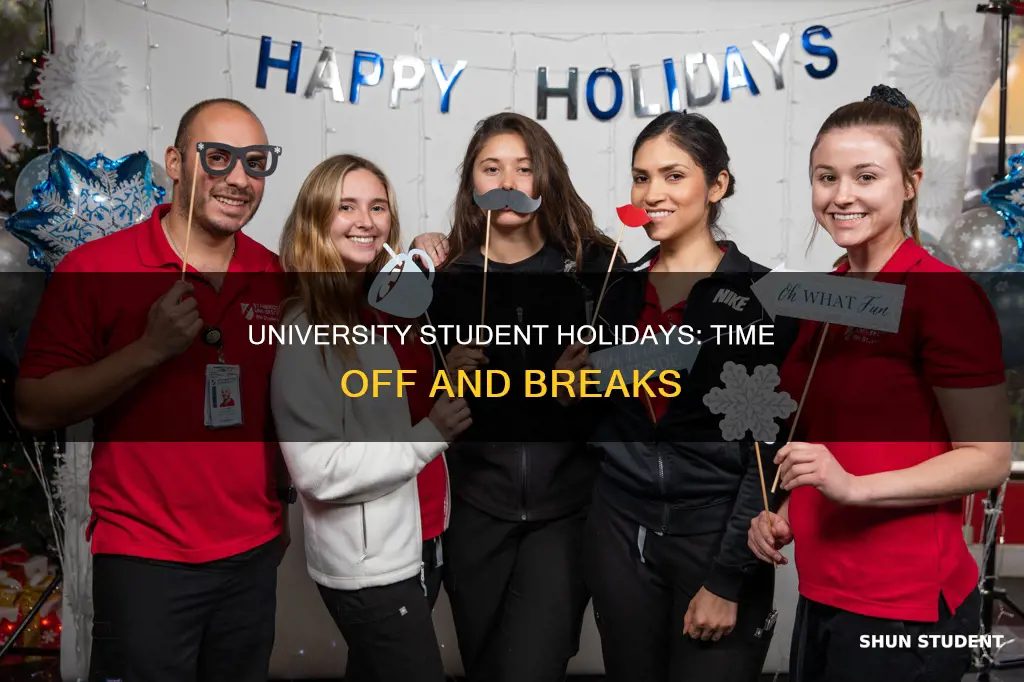 what holidays do university students get