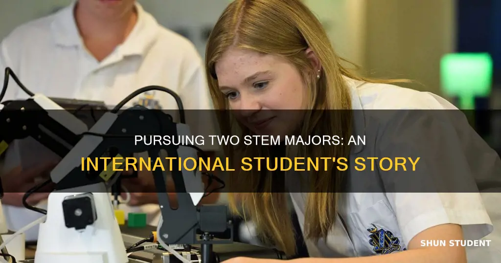 what if i have 2 stem majors international student