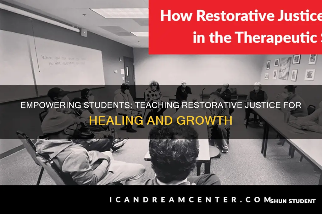 what if i want to teach restorative justice to students