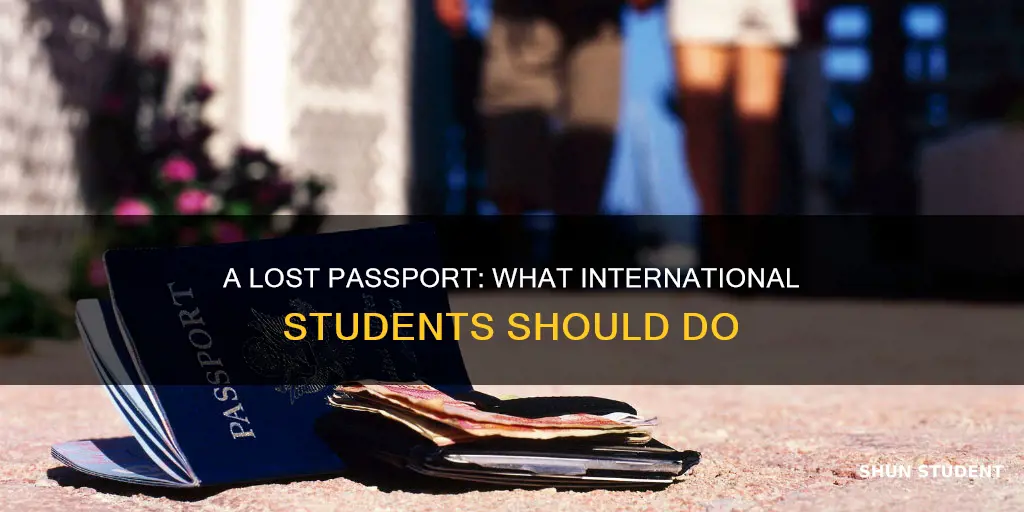 what if international student lost passport