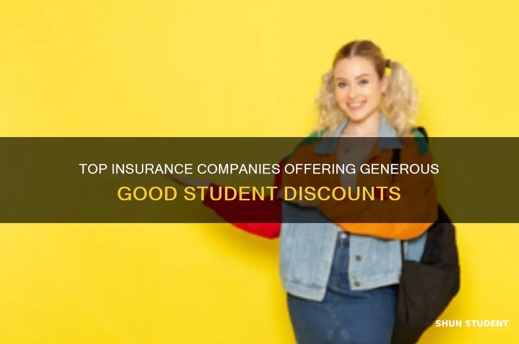 what insurance companies offer good student discounts