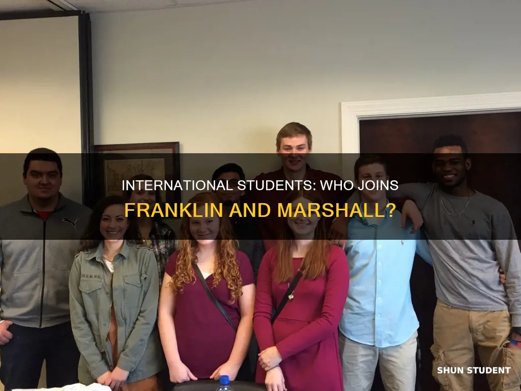 what international students are at franklin and marshall