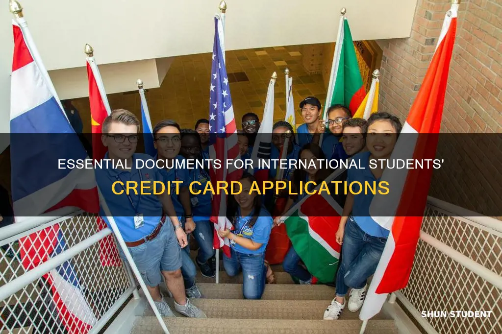 what international students need to bring for credit card application