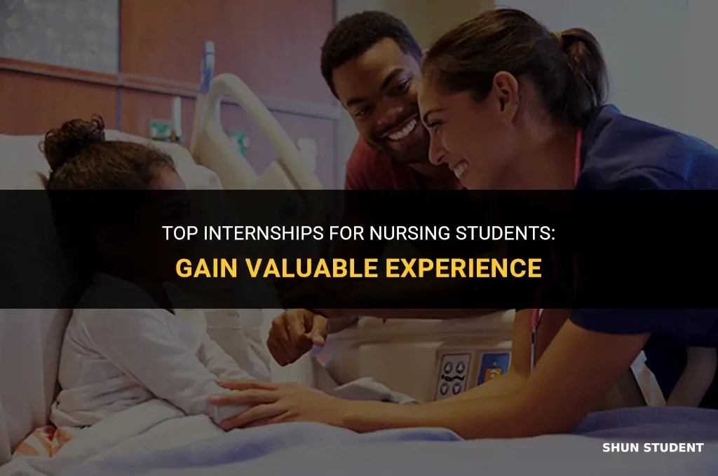 what internships are good for nursing students