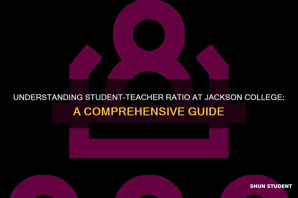 what ios the student to teacher ratio at jackson collge