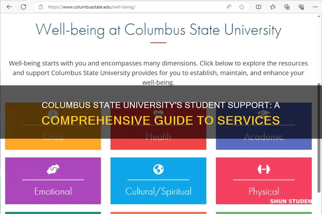 what is 1 student support offered columbus state university