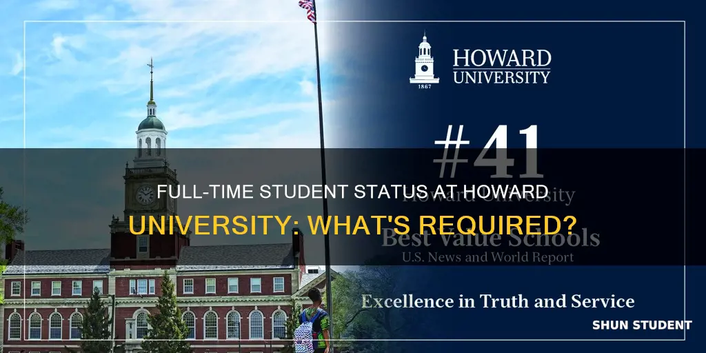 what is a full time student for howard university