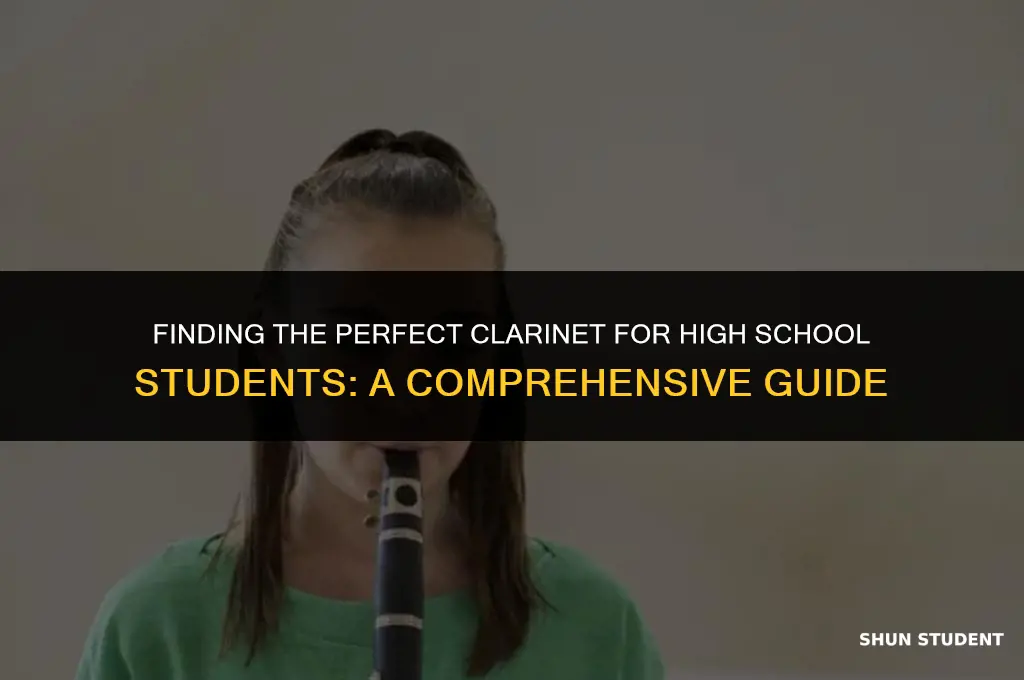 what is a good clarinet for a highschool student