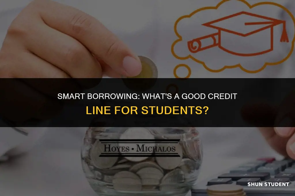 what is a good credit line for students