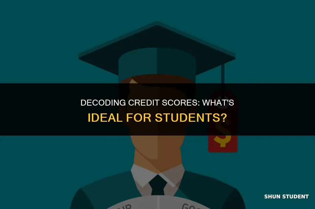 what is a good credit score for a student