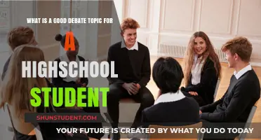 Engaging Debate Topics to Spark High School Students' Critical Thinking