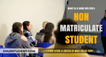 Decoding GPAs: What's a Good Score for Non-Matriculated Students?