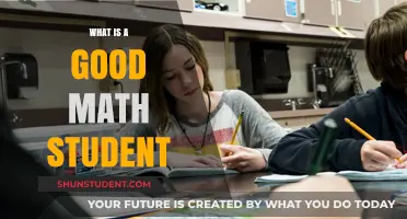 Traits of a Good Math Student: Beyond Numbers